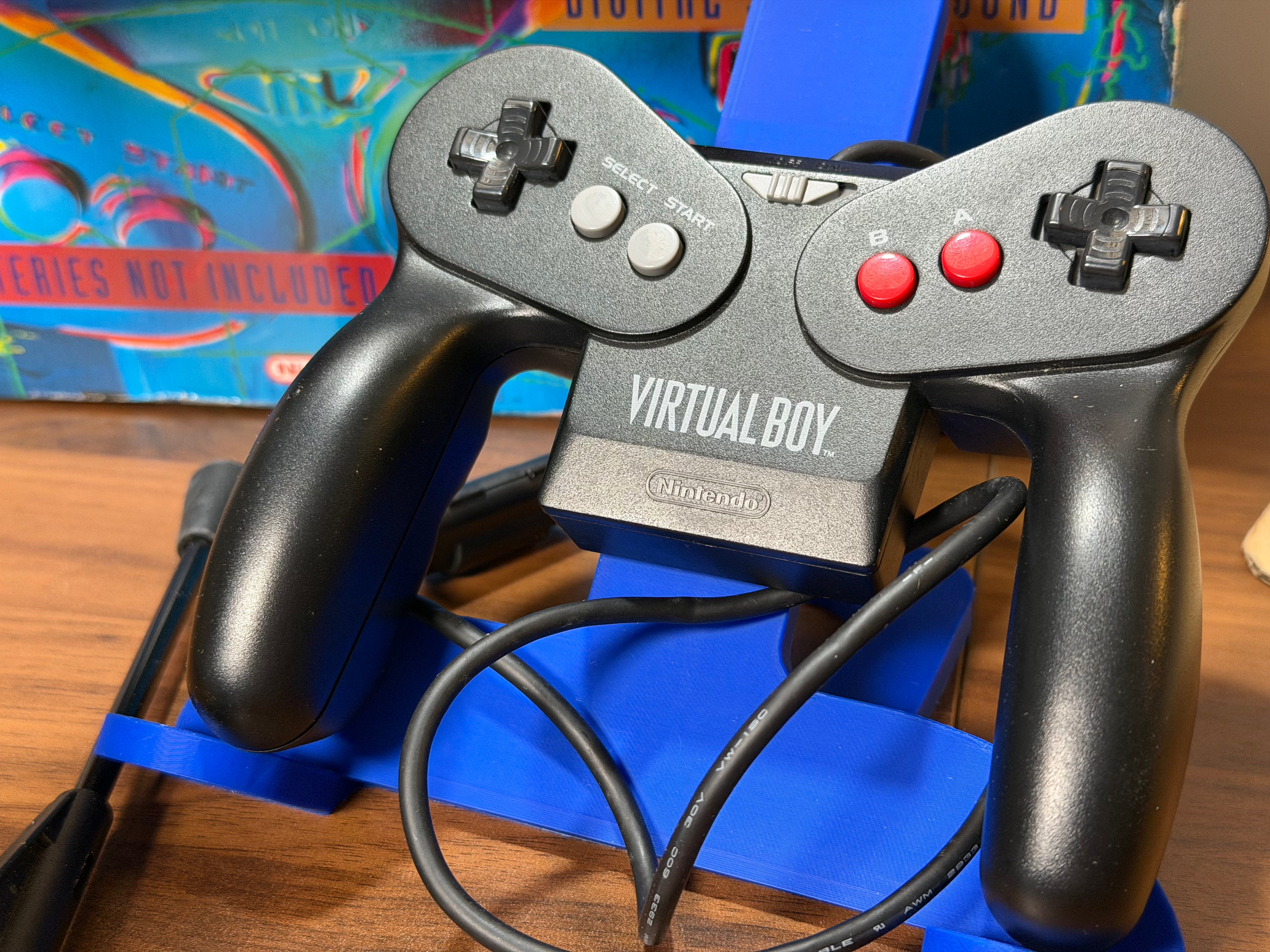 Nintendo Virtual Boy Complete CIB Bundle with AC Adapter Tap