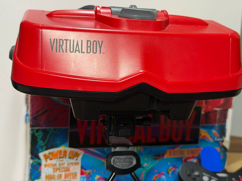 Nintendo Virtual Boy Complete CIB Bundle with AC Adapter Tap