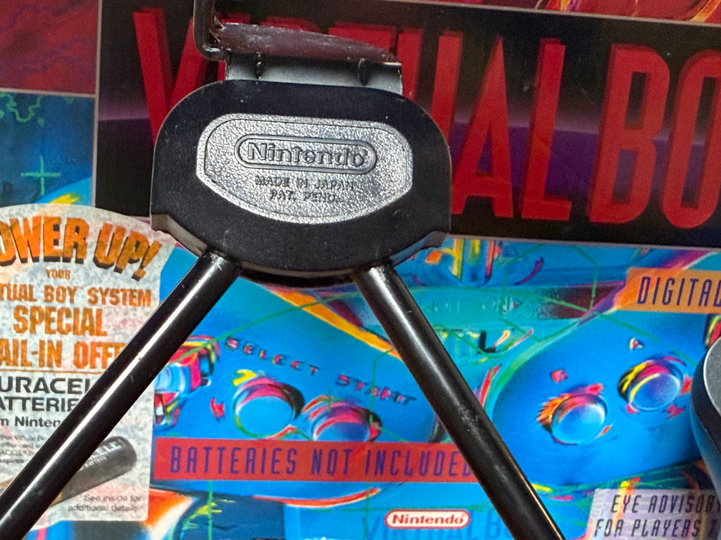 Nintendo Virtual Boy Complete CIB Bundle with AC Adapter Tap