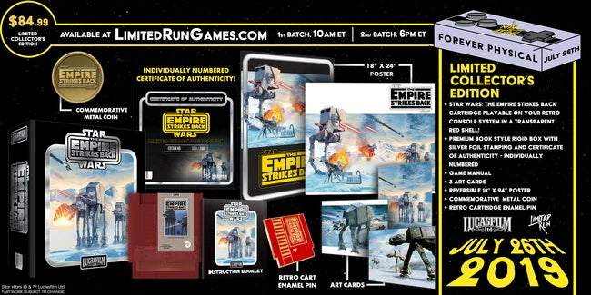 Star Wars: The Empire Strikes Back - Limited Run Games Premium Edition (NES)