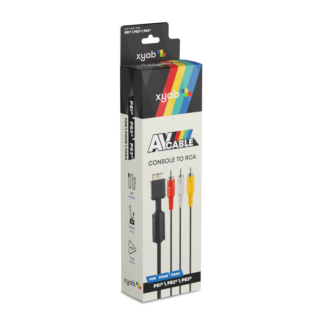 PS1/PS2/PS3 AV Composite Cable