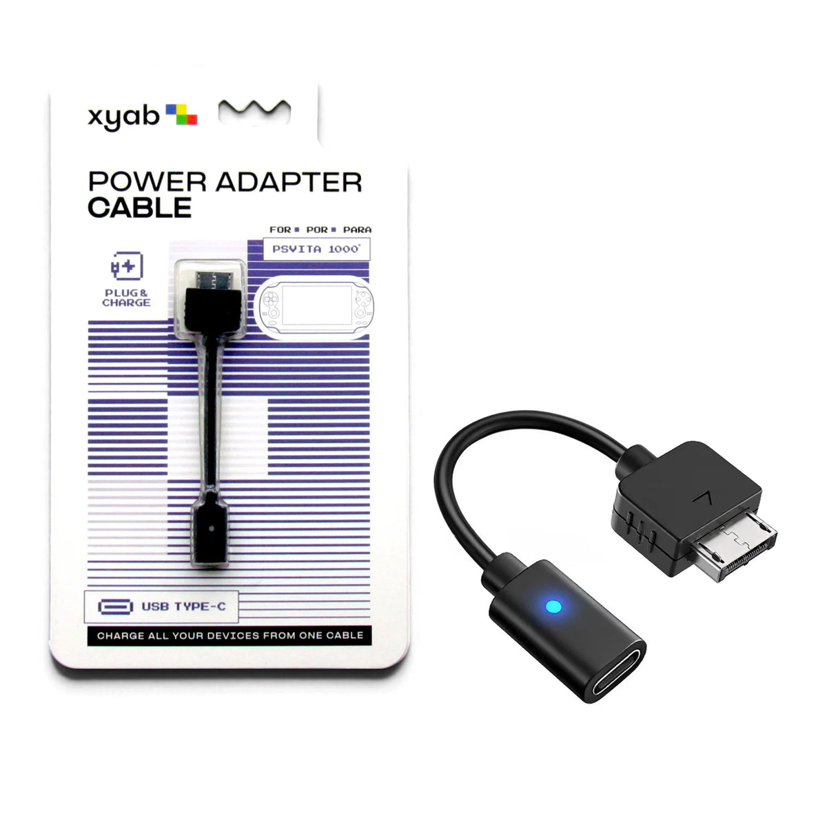 USB-C Power Adapter Cable for PS Vita 1000
