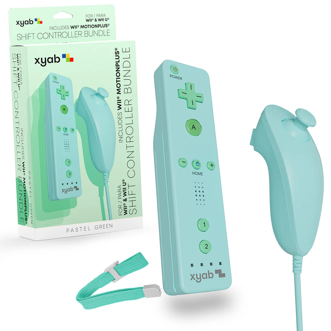 SHIFT Wireless Wiimote & Nunchuk Controller Set for Wii / Wii U