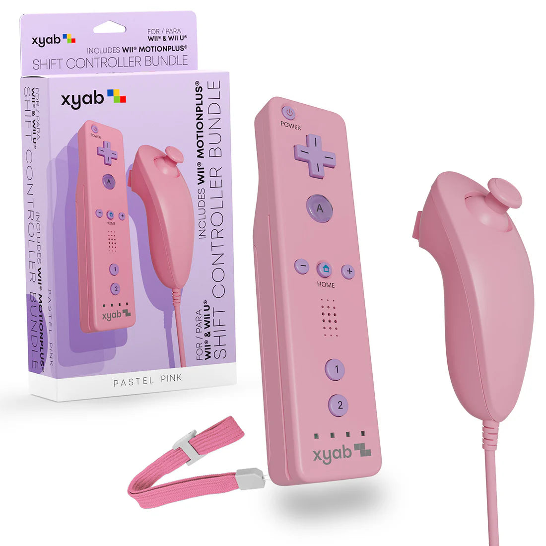 SHIFT Wireless Wiimote & Nunchuk Controller Set for Wii / Wii U
