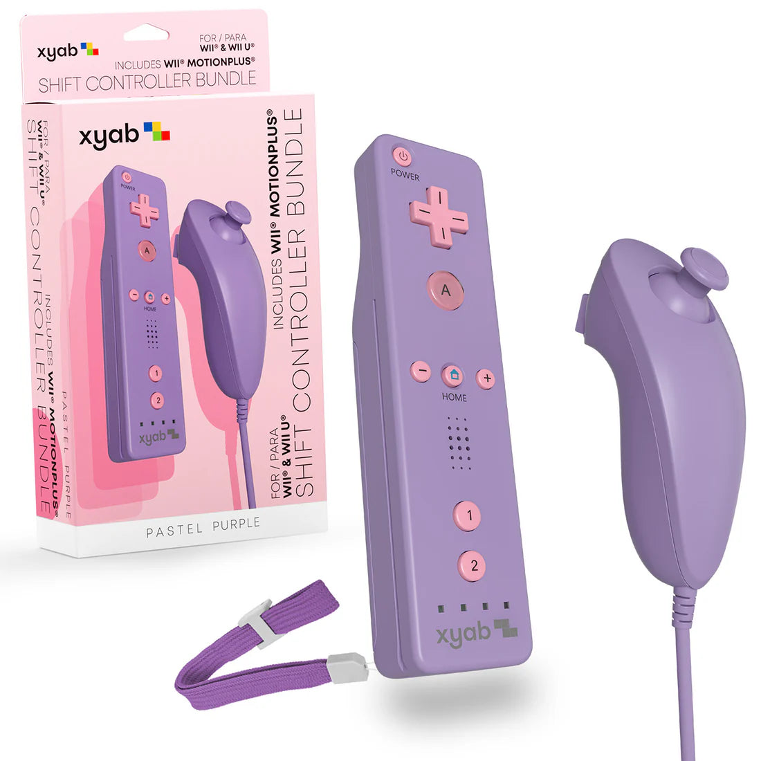 SHIFT Wireless Wiimote & Nunchuk Controller Set for Wii / Wii U