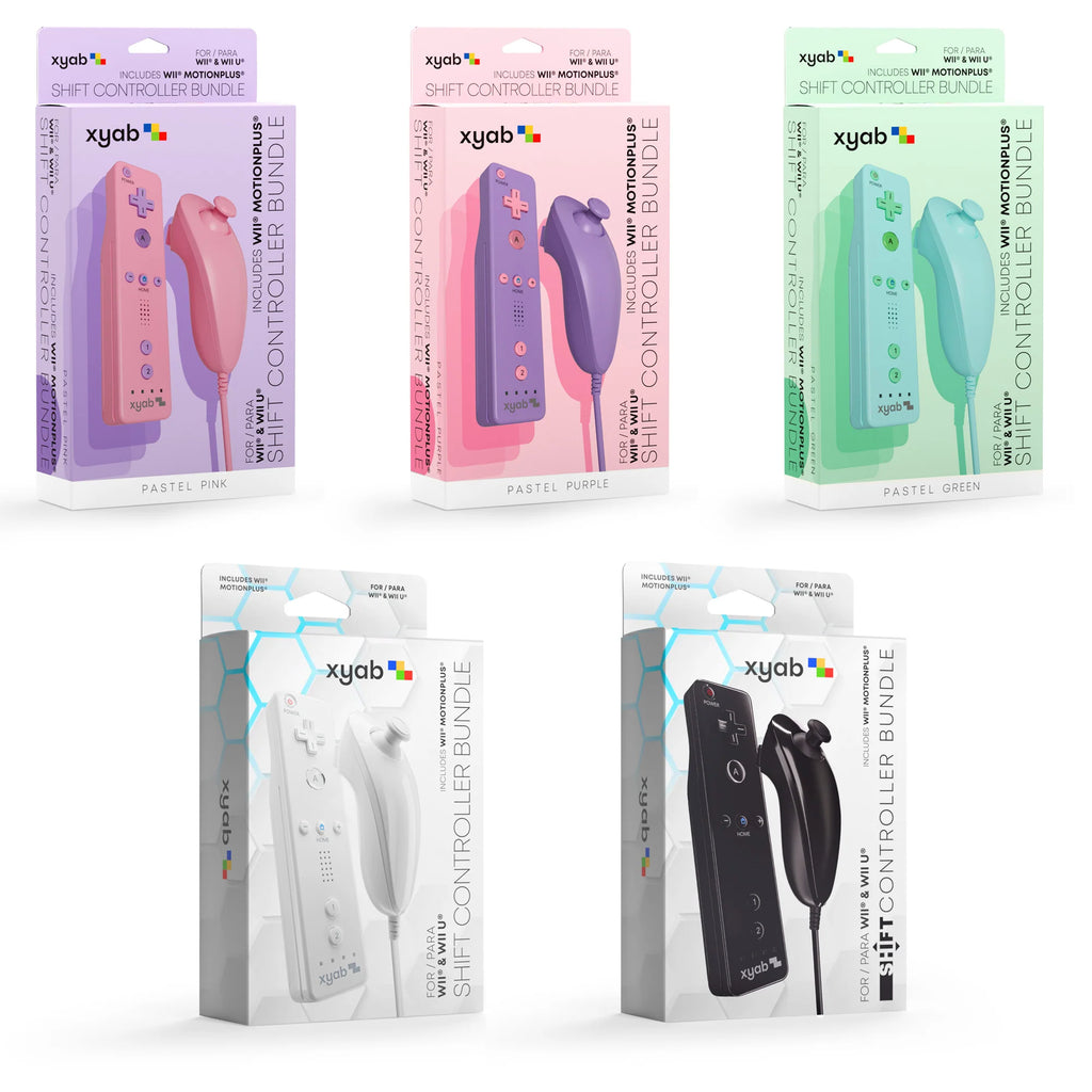 Ensemble manette et nunchuk sans fil SHIFT pour Wii / Wii U