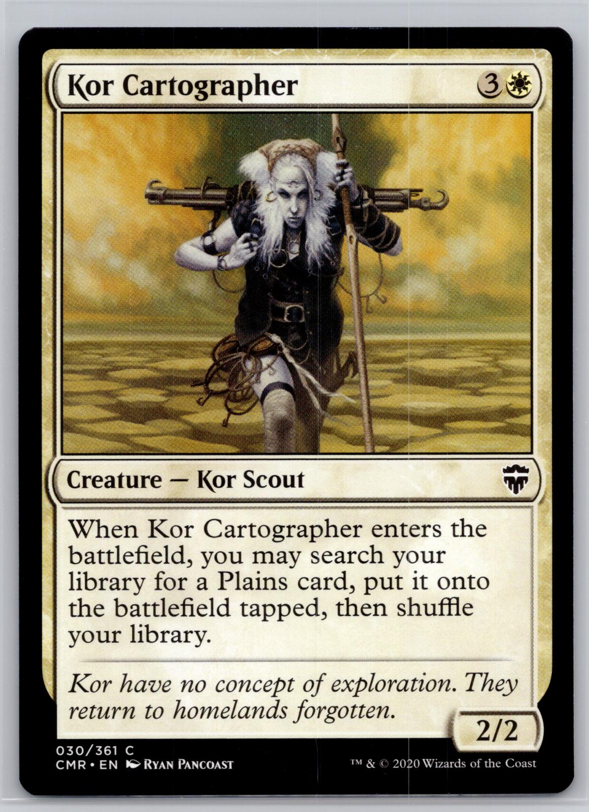 Kor Cartographer (30) Commander Legends Magic: The Gathering Near Mint
