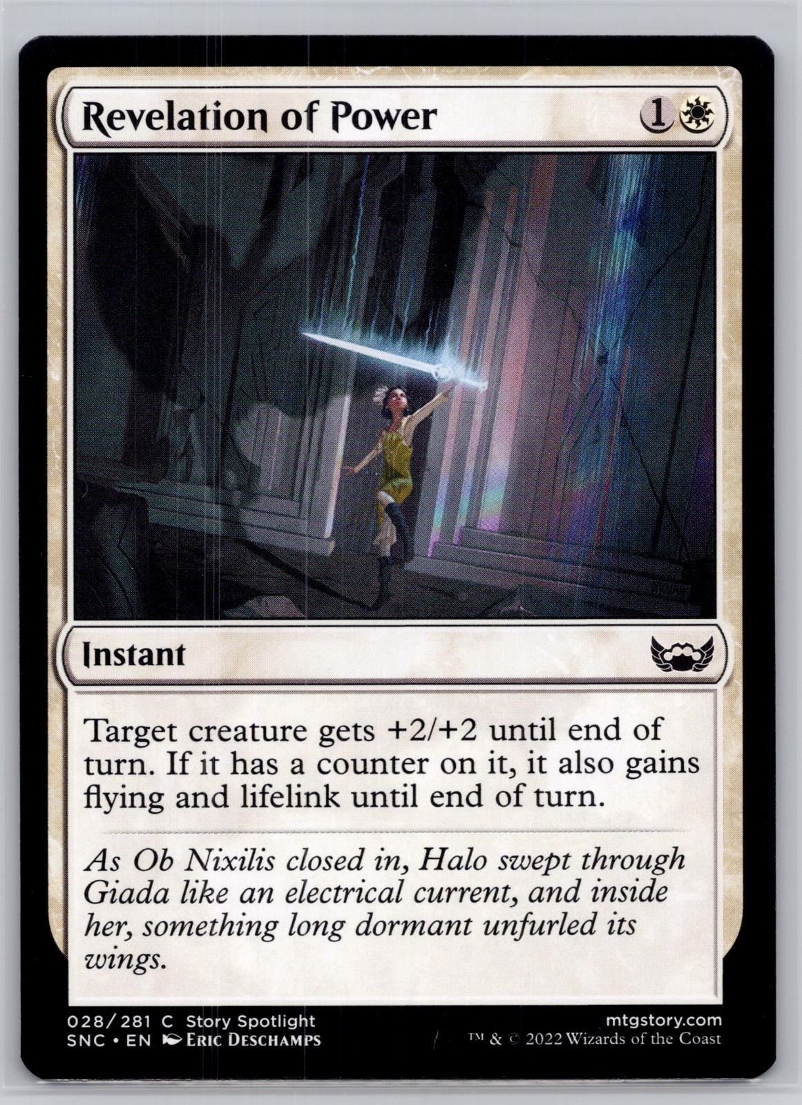 Revelation of Power Streets of New Capenna Magic: The Gathering Near Mint