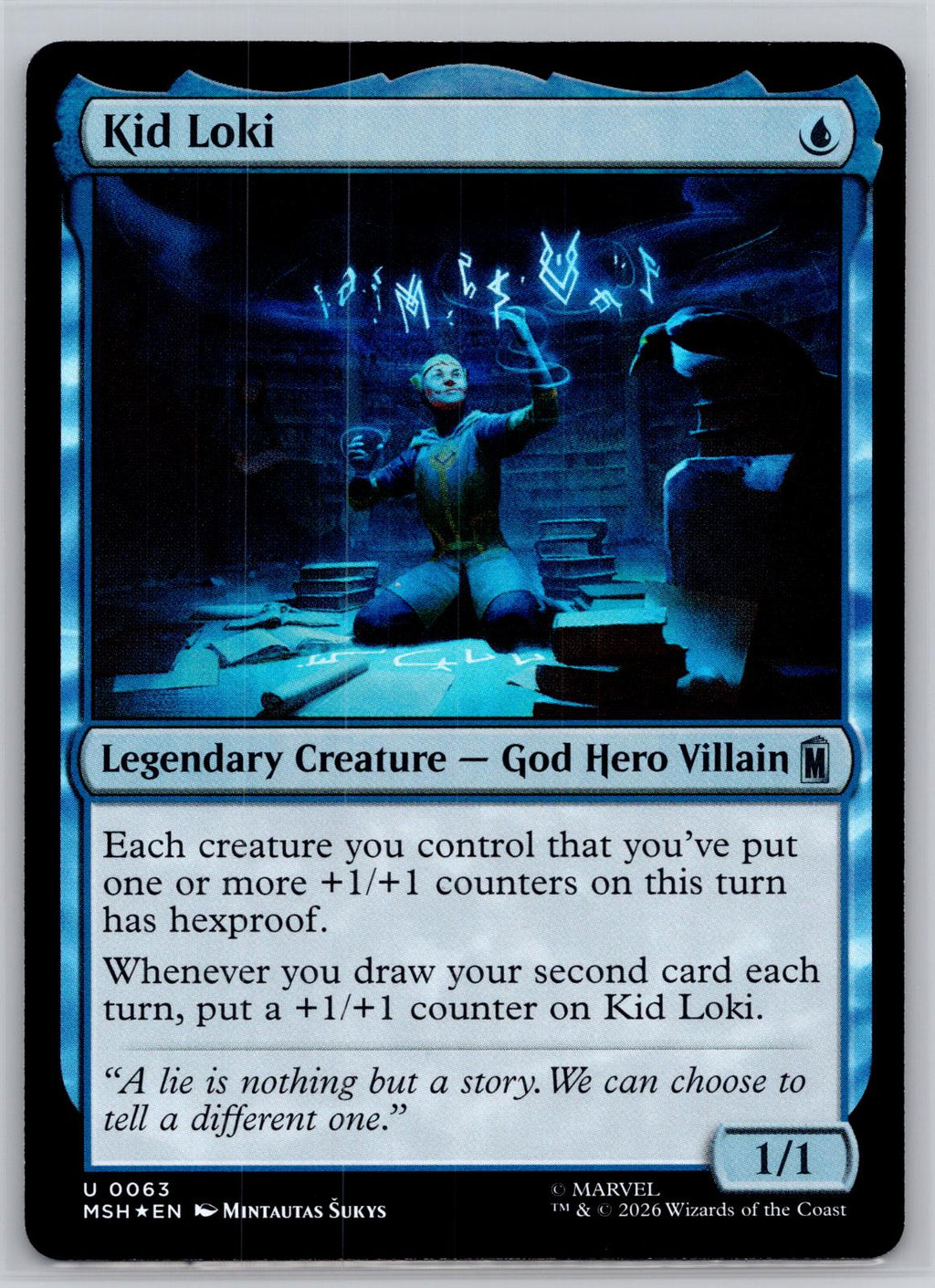 Kid Loki Marvel Super Heroes Magic: The Gathering Foil Near Mint