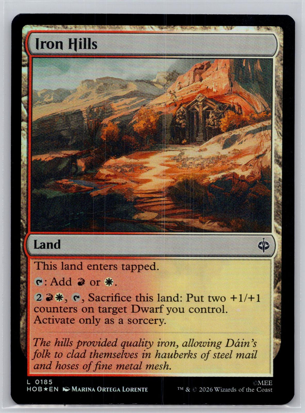 Iron Hills The Hobbit Magic: The Gathering Foil Near Mint