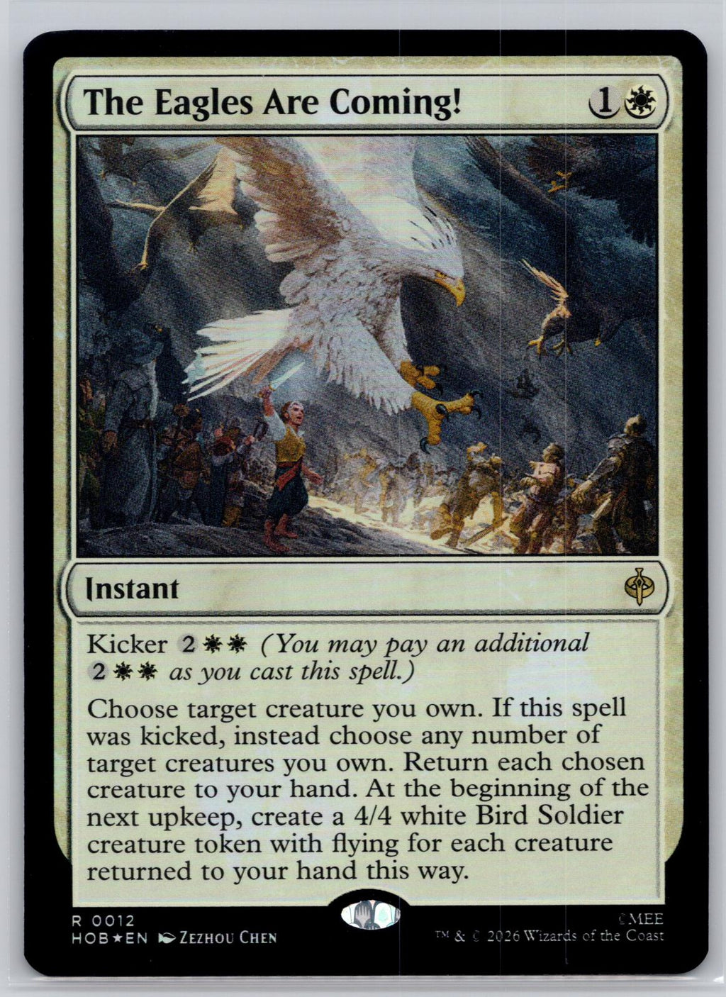 The Eagles Are Coming! The Hobbit Magic: The Gathering Foil Near Mint