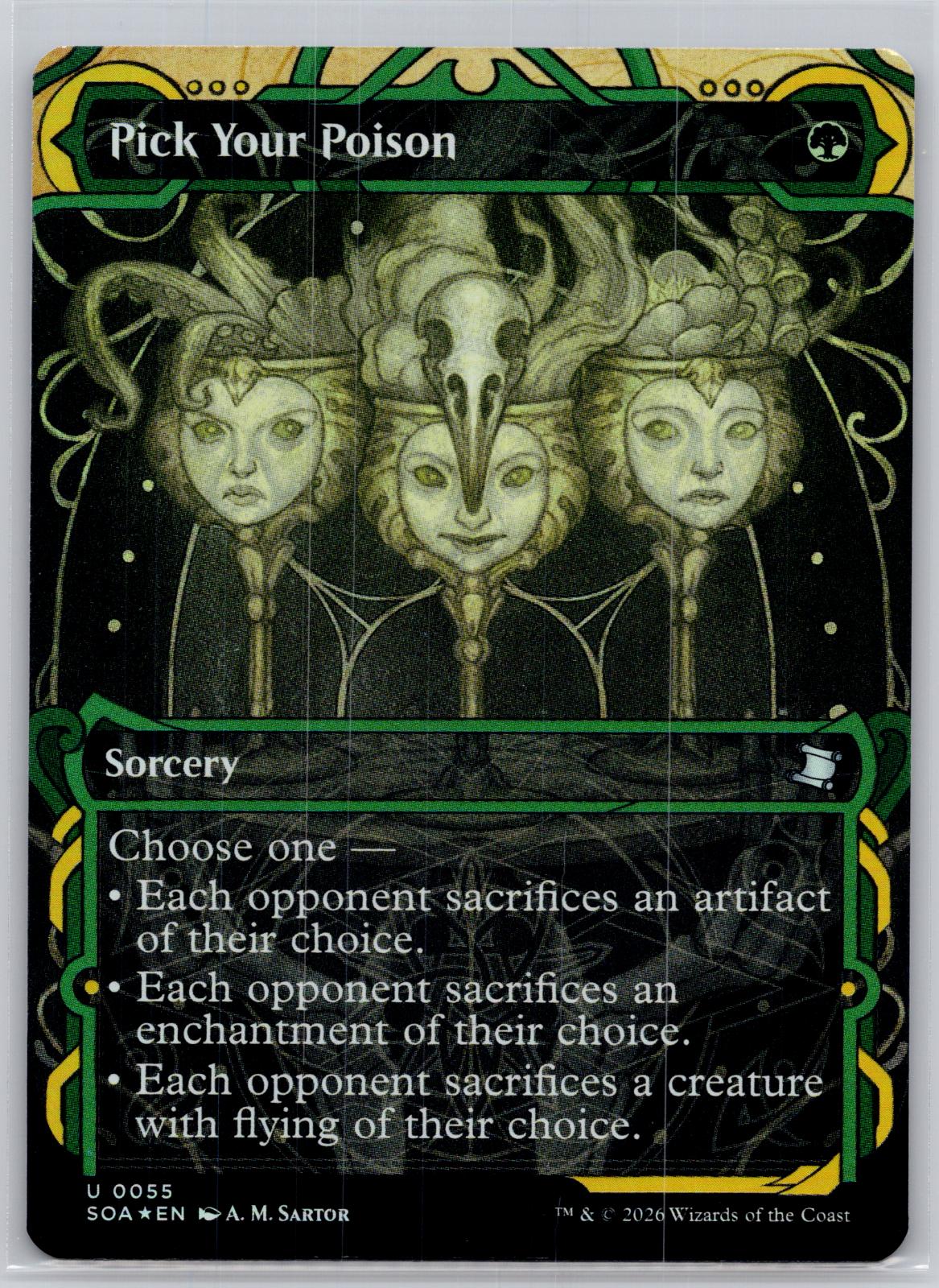 Pick Your Poison Secrets of Strixhaven: Mystical Archive M:TG Foil NM