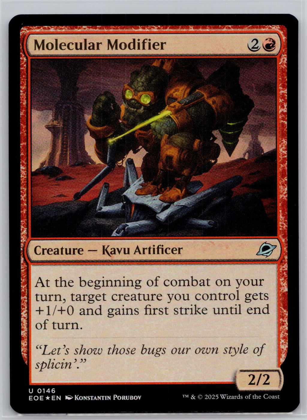 Molecular Modifier Edge of Eternities Magic: The Gathering Foil Near Mint