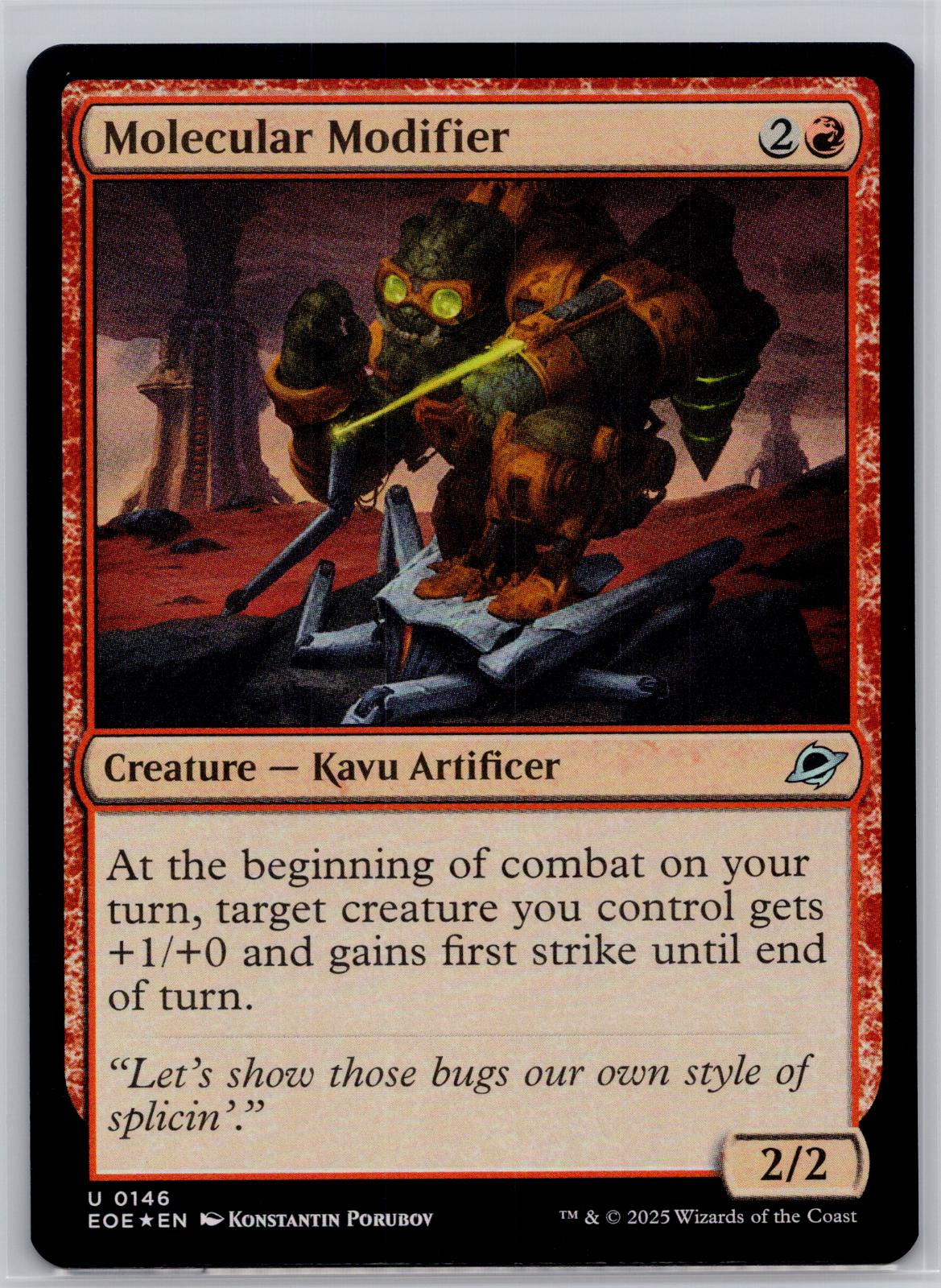 Molecular Modifier Edge of Eternities Magic: The Gathering Foil Near Mint