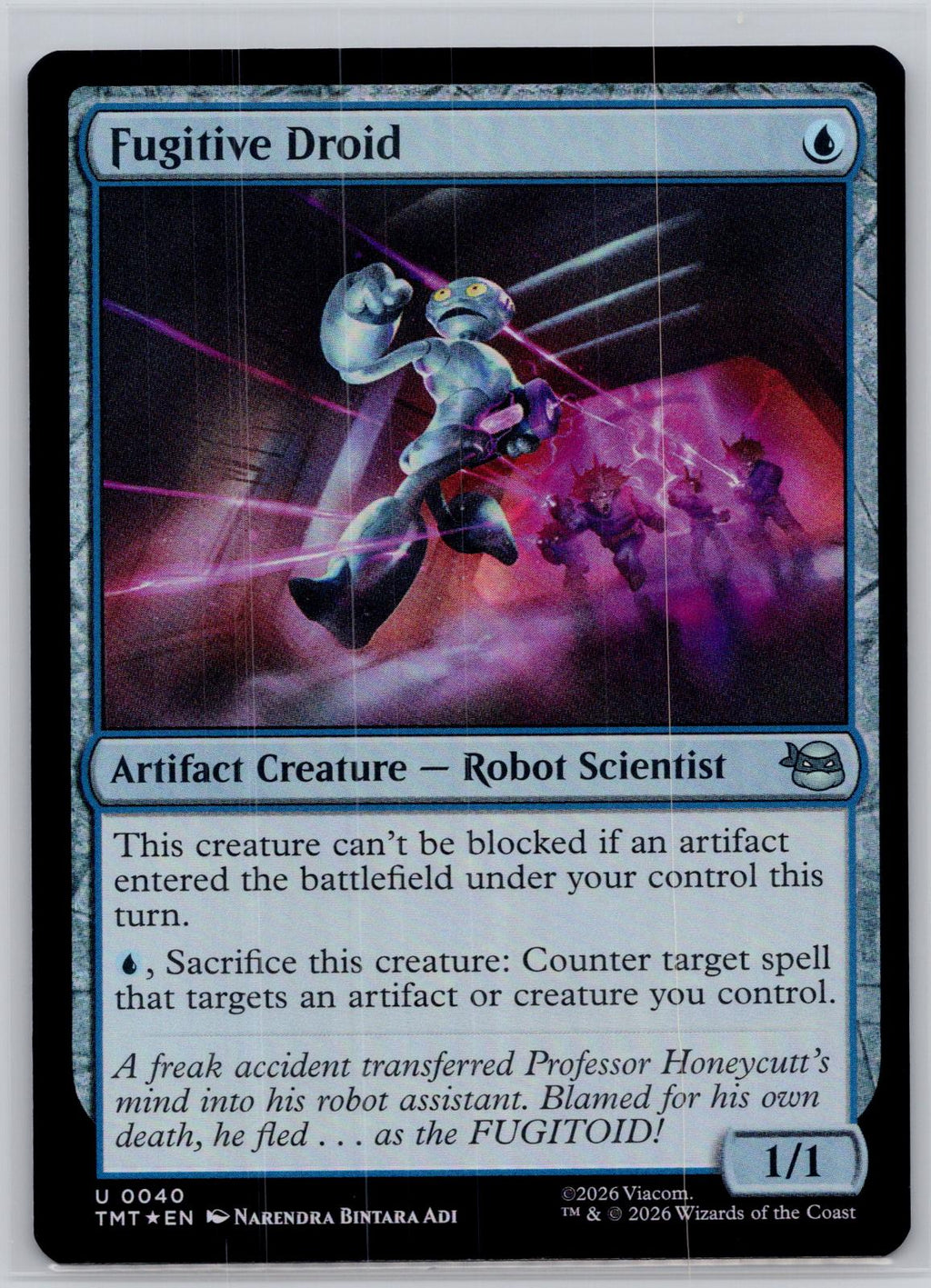 Fugitive Droid Teenage Mutant Ninja Turtles Magic: The Gathering Foil Near Mint