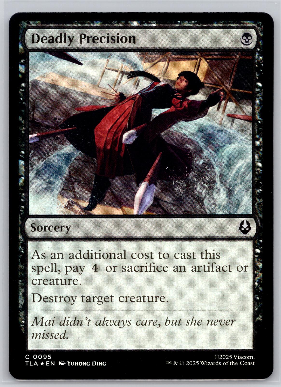 Deadly Precision Avatar: The Last Airbender Magic: The Gathering Foil Near Mint