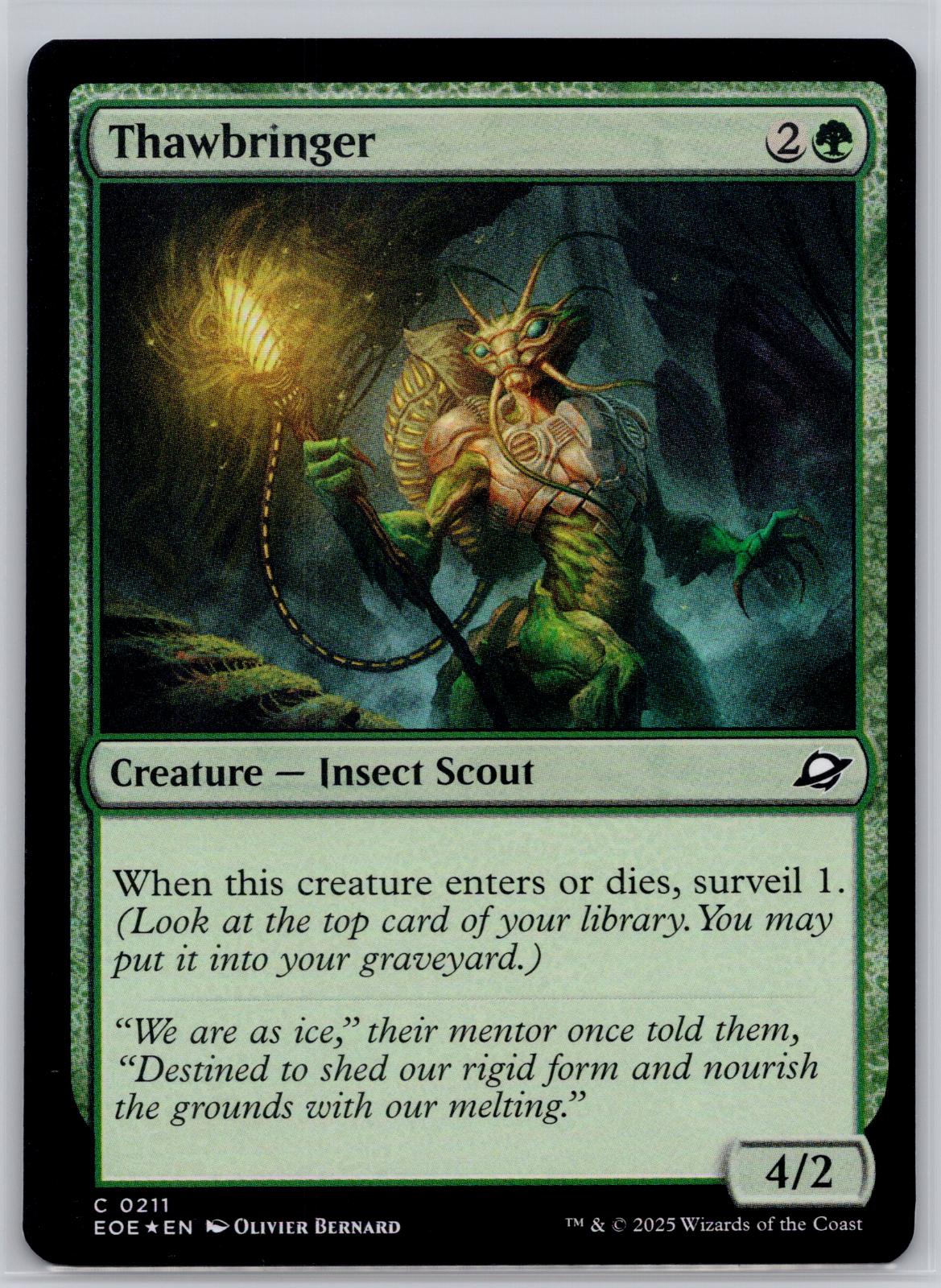 Thawbringer Edge of Eternities Magic: The Gathering Foil Near Mint