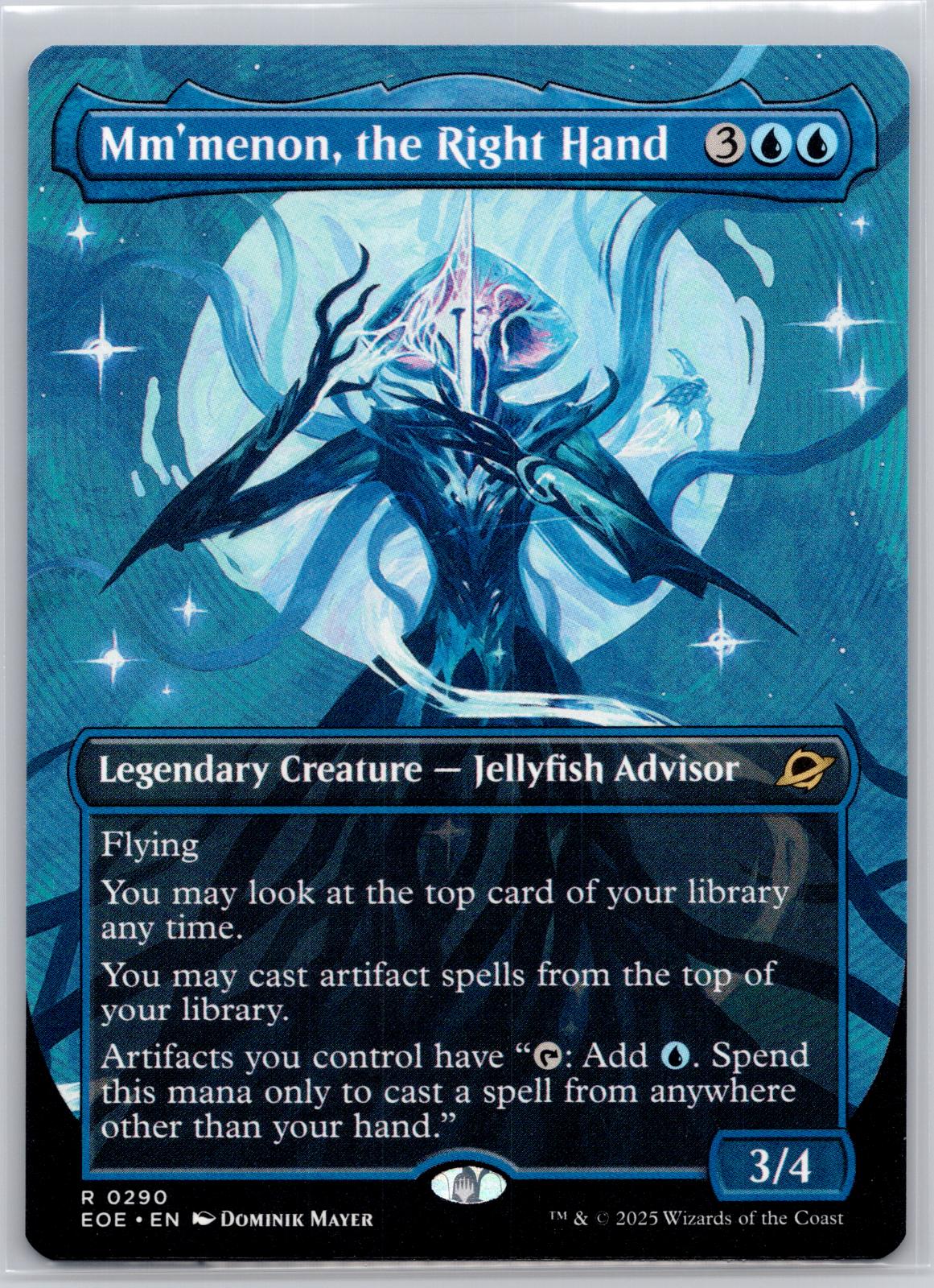 Mm'menon, the Right Hand (Borderless) Edge of Eternities Magic: The Gathering NM