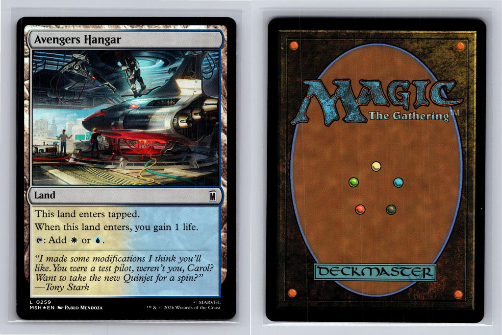 Avengers Hangar Marvel Super Heroes Magic: The Gathering Foil Near Mint
