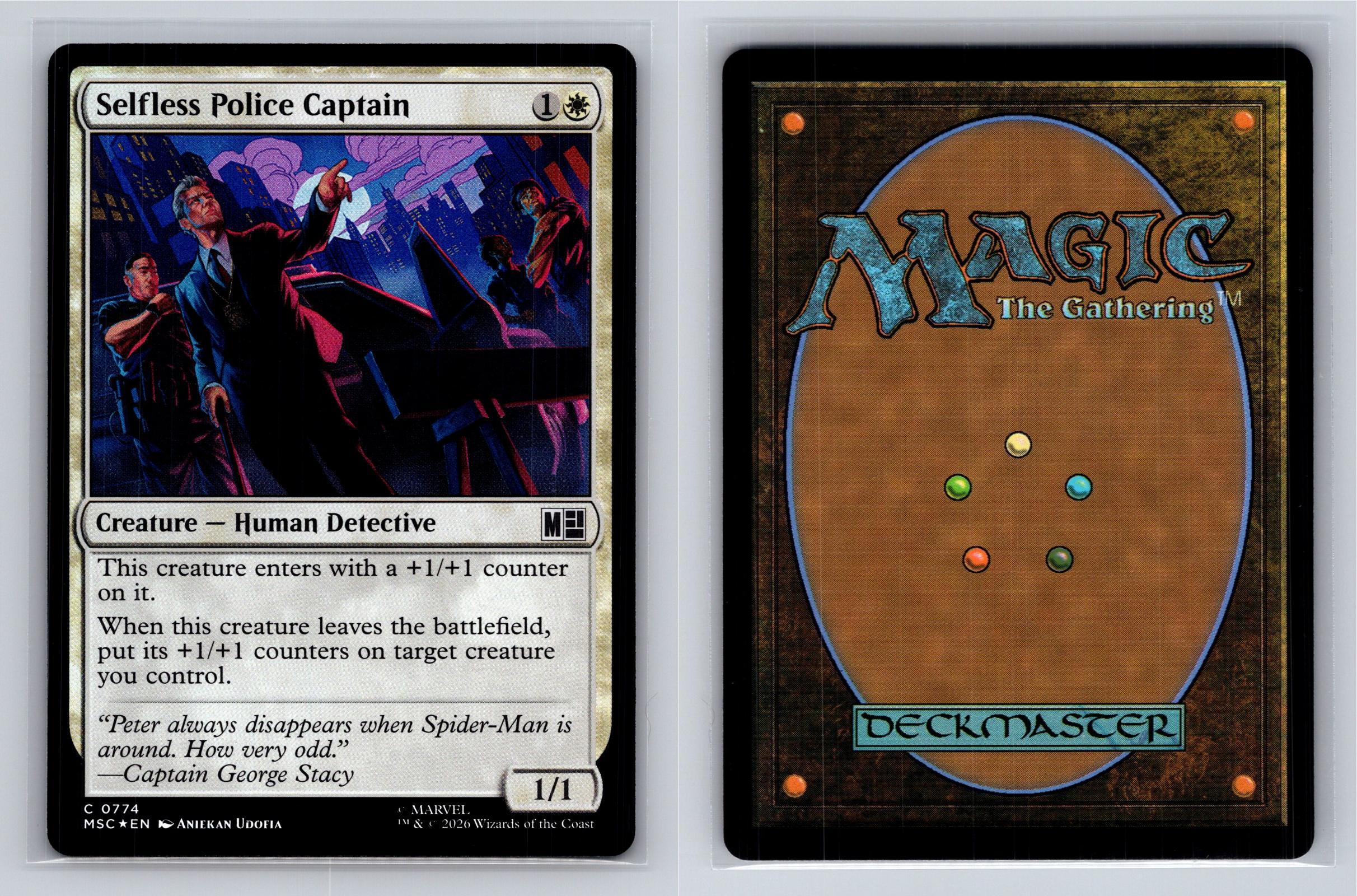 Selfless Police Captain Commander: Marvel Super Heroes MtG Foil NM