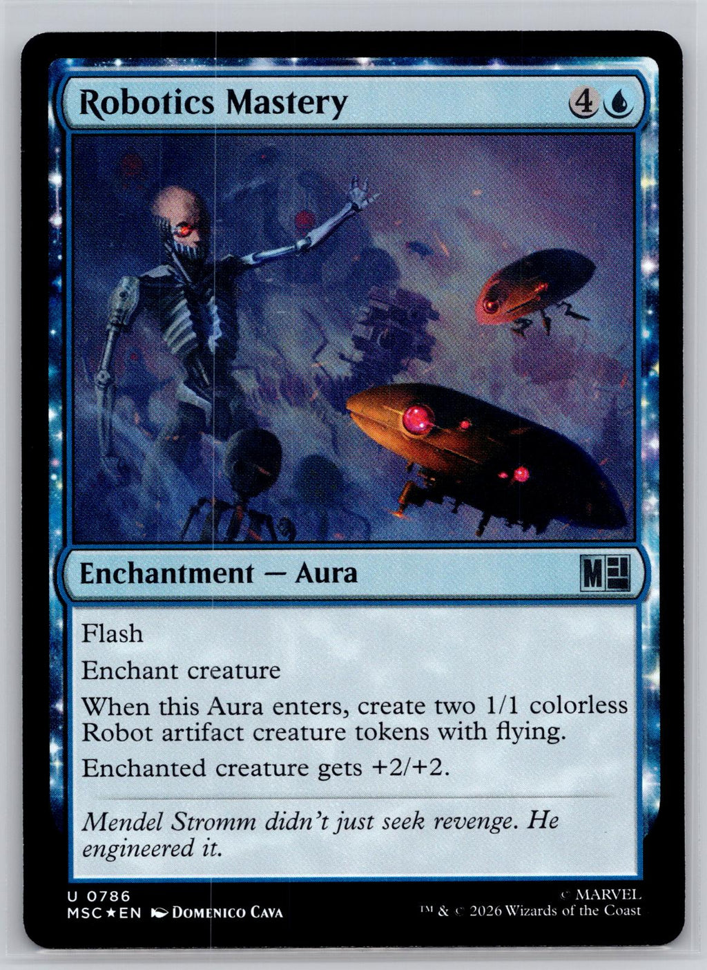 Robotics Mastery Commander: Marvel Super Heroes Magic: The Gathering Foil NM
