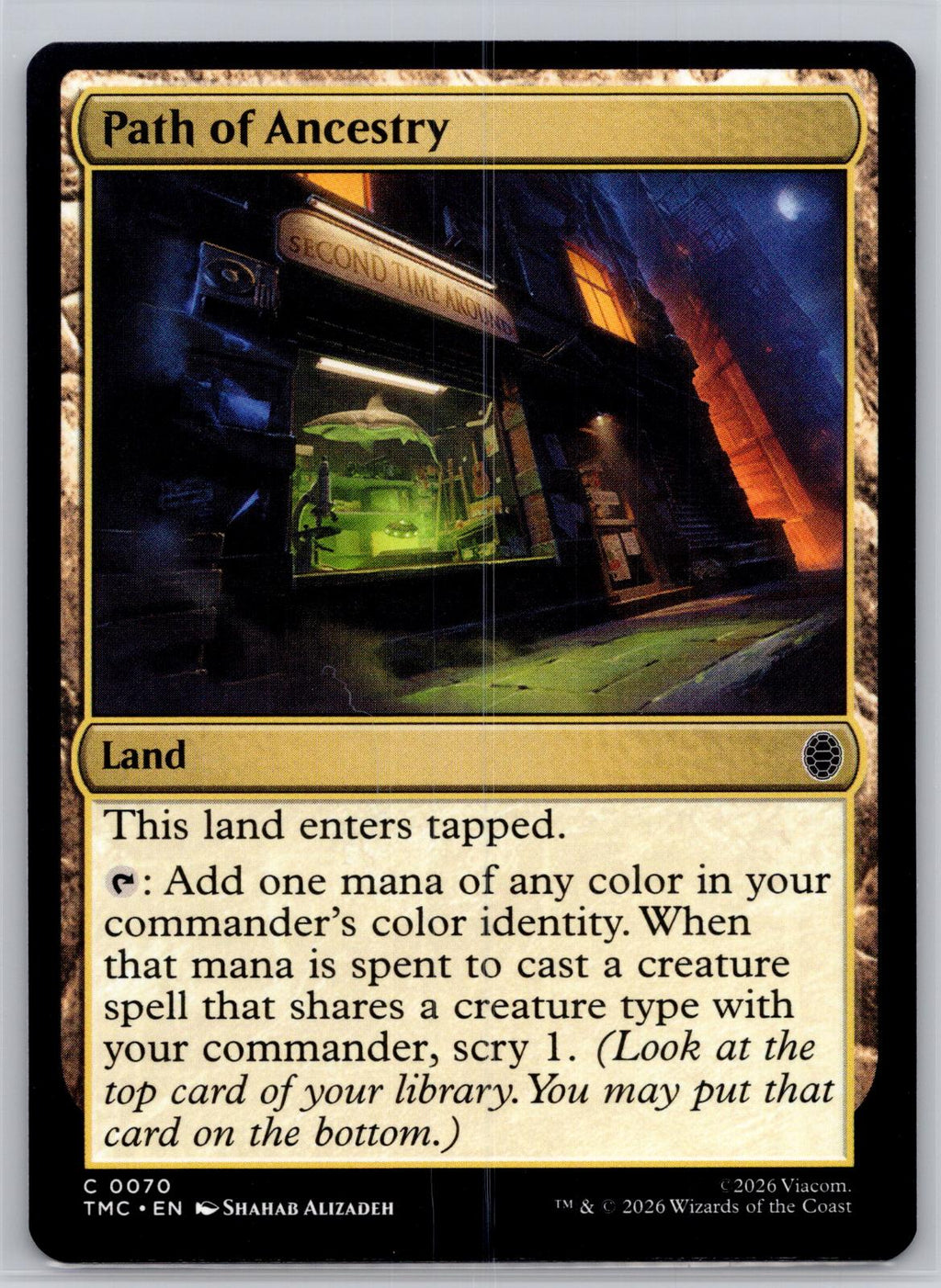 Path of Ancestry Commander: Teenage Mutant Ninja Turtles Magic: The Gathering NM