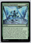 Zimone's Experiment Secrets of Strixhaven Magic: The Gathering Foil Near Mint