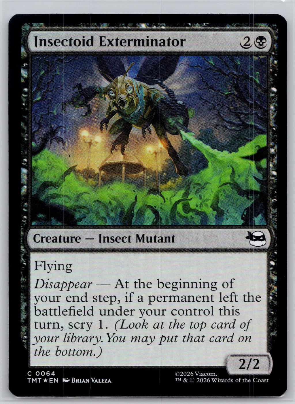 Insectoid Exterminator Teenage Mutant Ninja Turtles Magic: The Gathering Foil NM