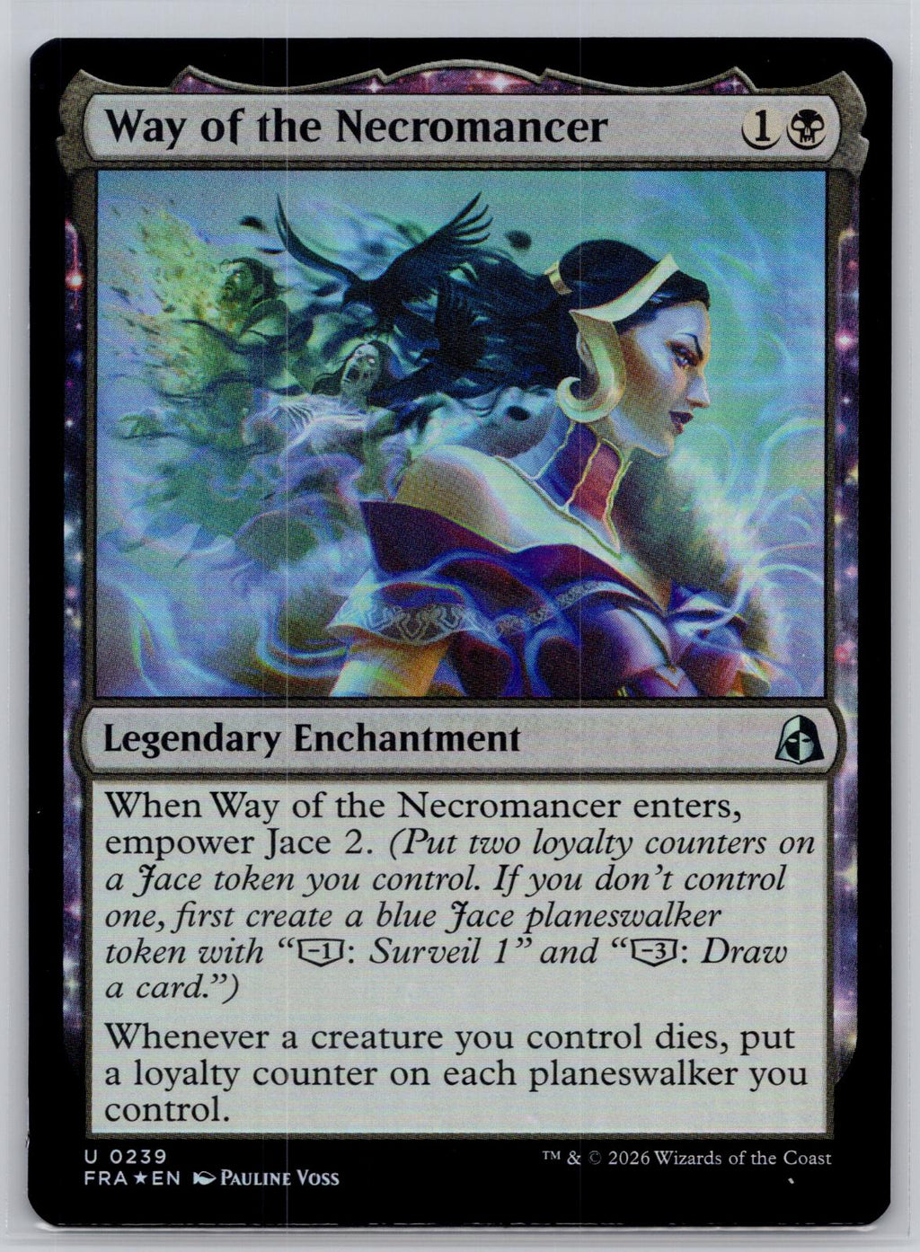 Way of the Necromancer Reality Fracture Magic: The Gathering Foil Near Mint