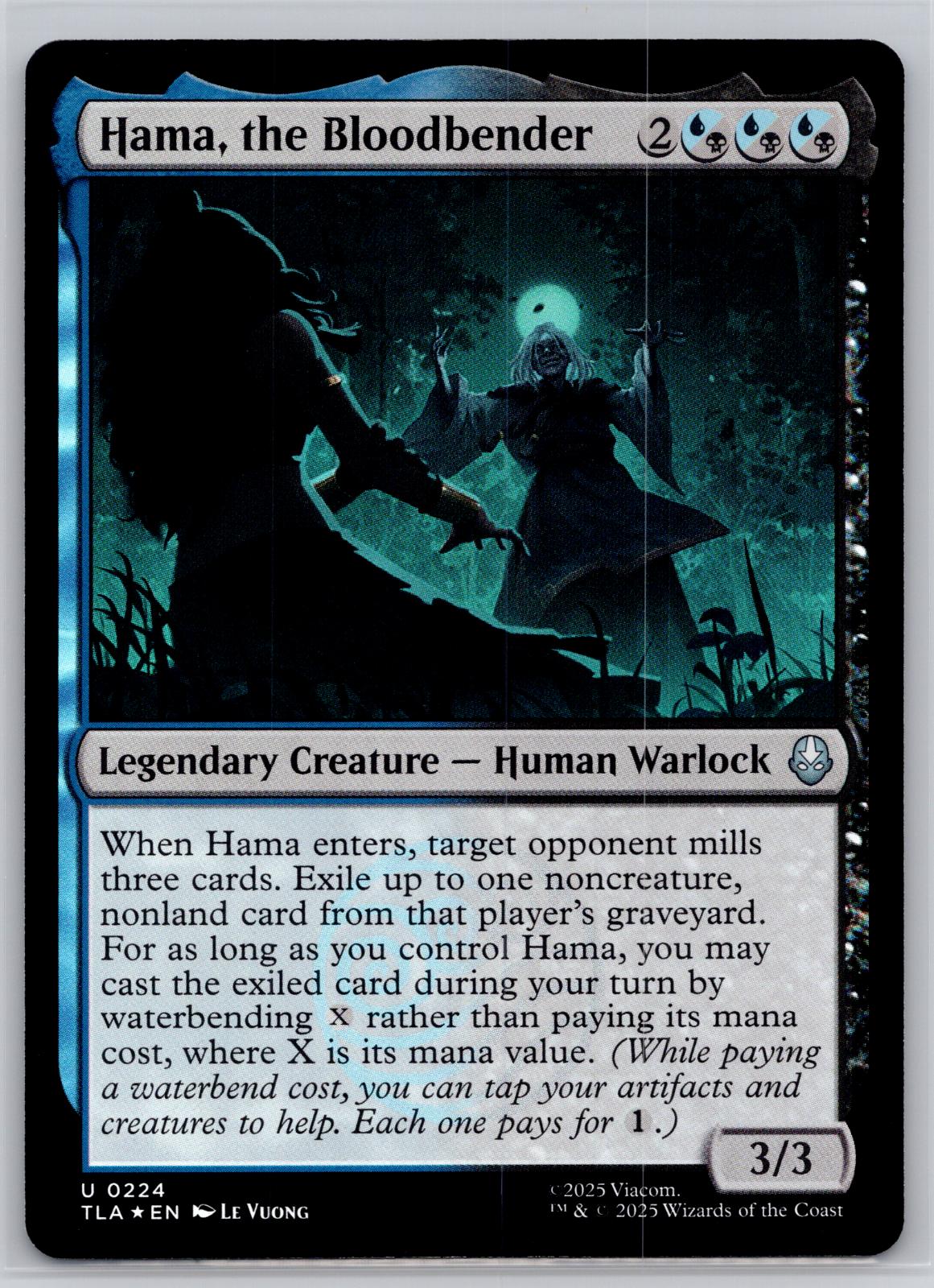 Hama, the Bloodbender Avatar: The Last Airbender Magic: The Gathering Foil NM