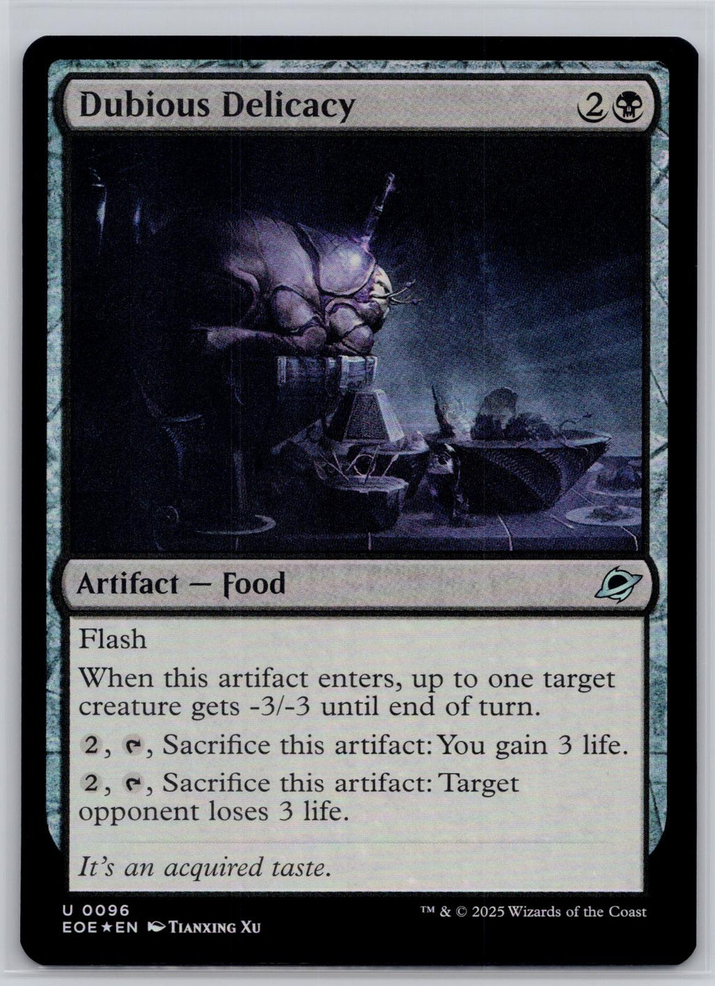 Dubious Delicacy Edge of Eternities Magic: The Gathering Foil Near Mint