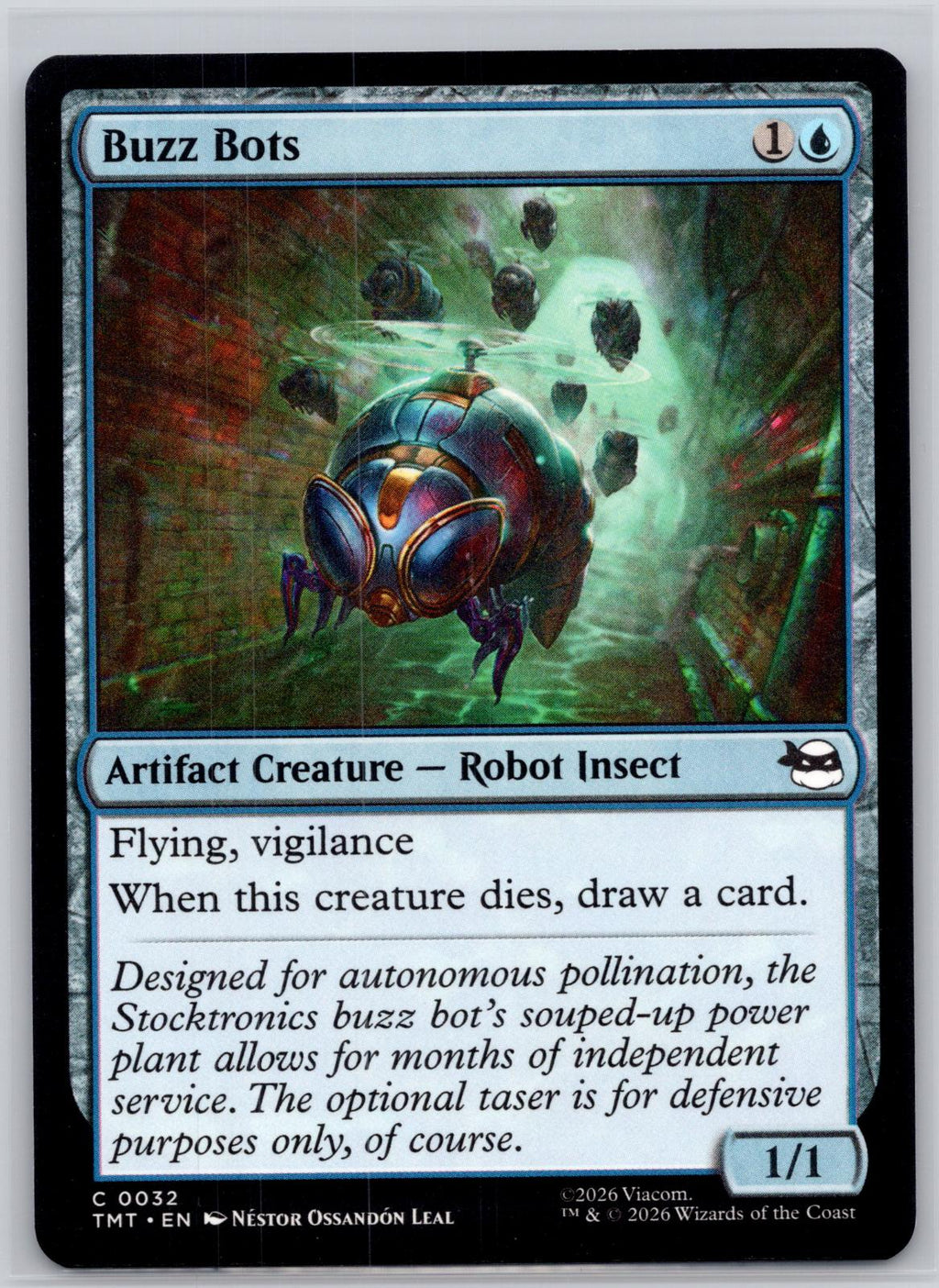 Buzz Bots Teenage Mutant Ninja Turtles Magic: The Gathering Near Mint