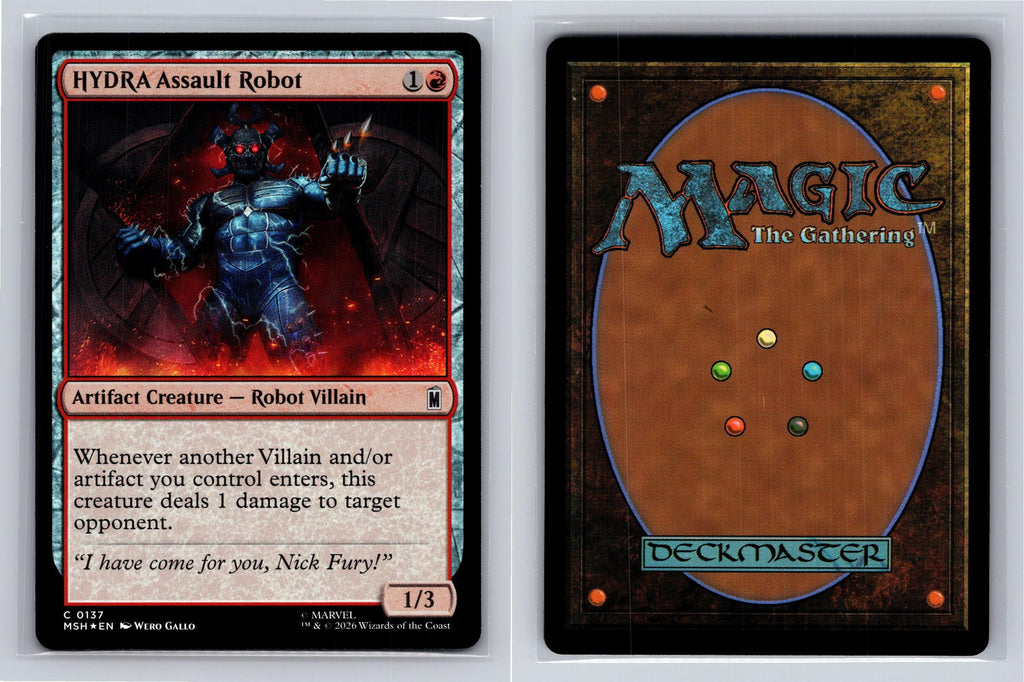 HYDRA Assault Robot Marvel Super Heroes Magic: The Gathering Foil Near Mint