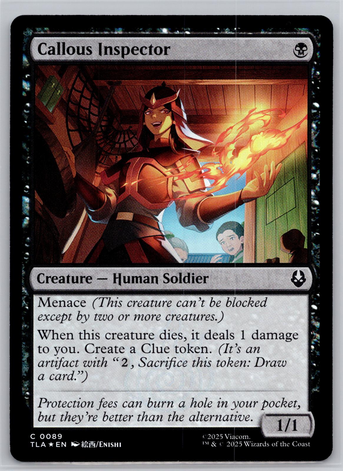 Callous Inspector Avatar: The Last Airbender Magic: The Gathering Foil Near Mint