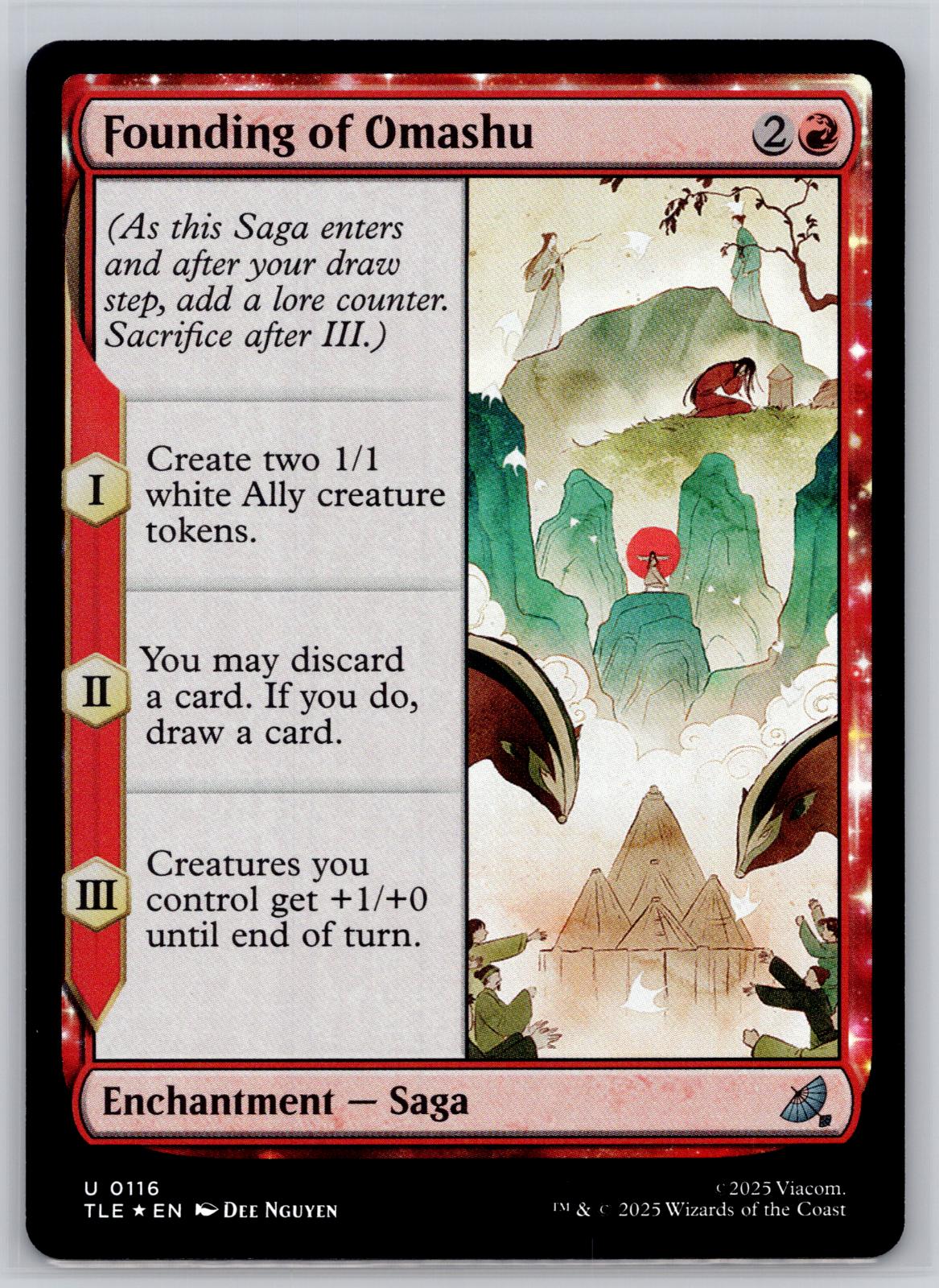 Founding of Omashu Avatar: The Last Airbender: Eternal-Legal M:TG Foil NM