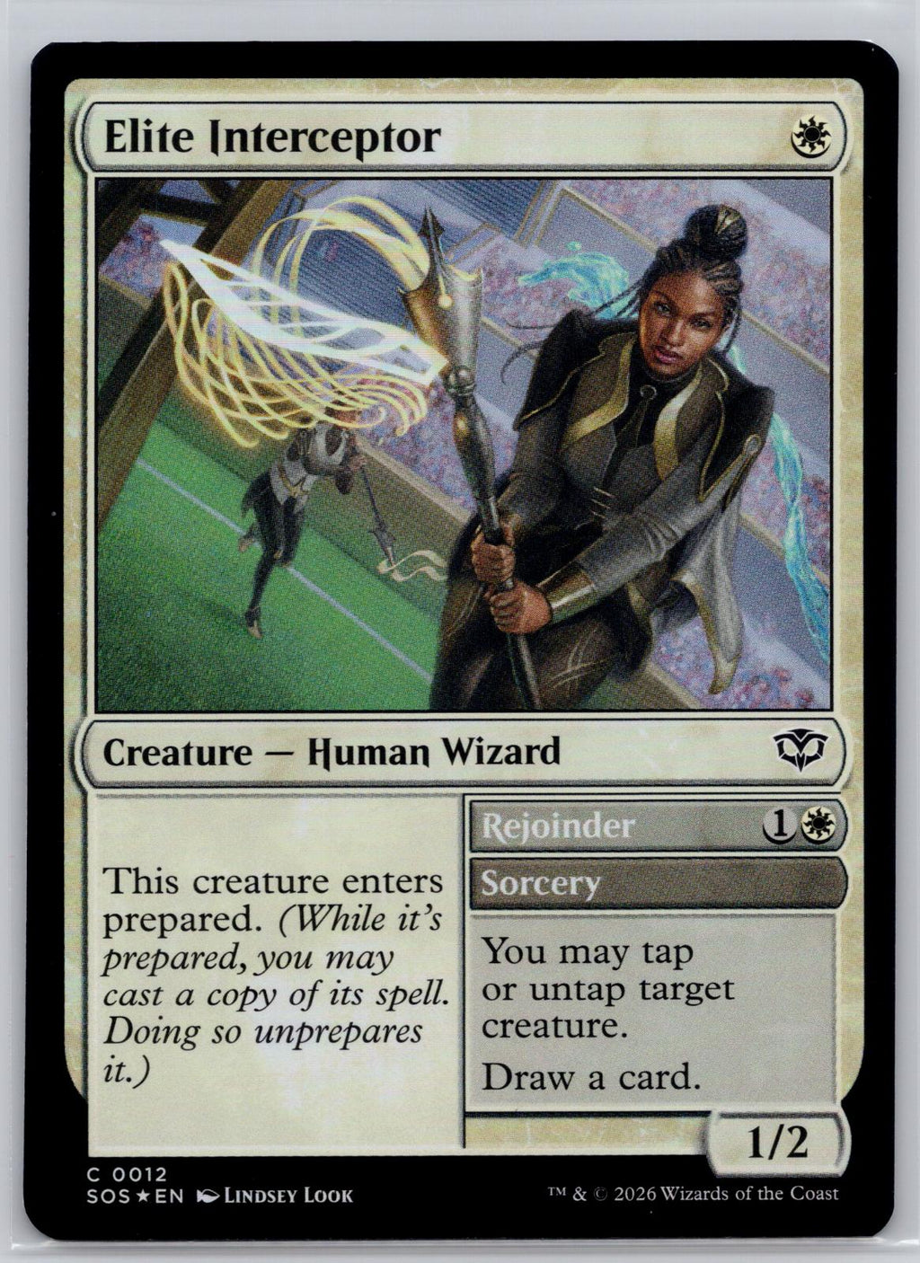 Elite Interceptor Secrets of Strixhaven Magic: The Gathering Foil Near Mint