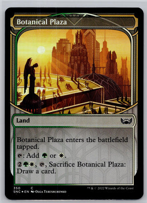 Botanical Plaza (Showcase) Streets of New Capenna Magic: The Gathering Foil NM
