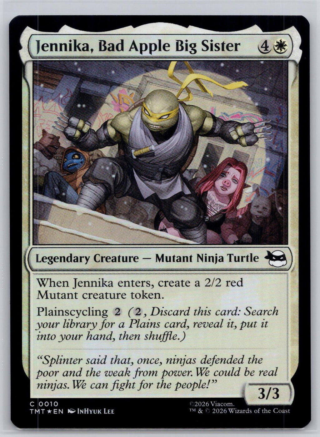 Jennika, Bad Apple Big Sister Teenage Mutant Ninja Turtles M:TG Foil NM