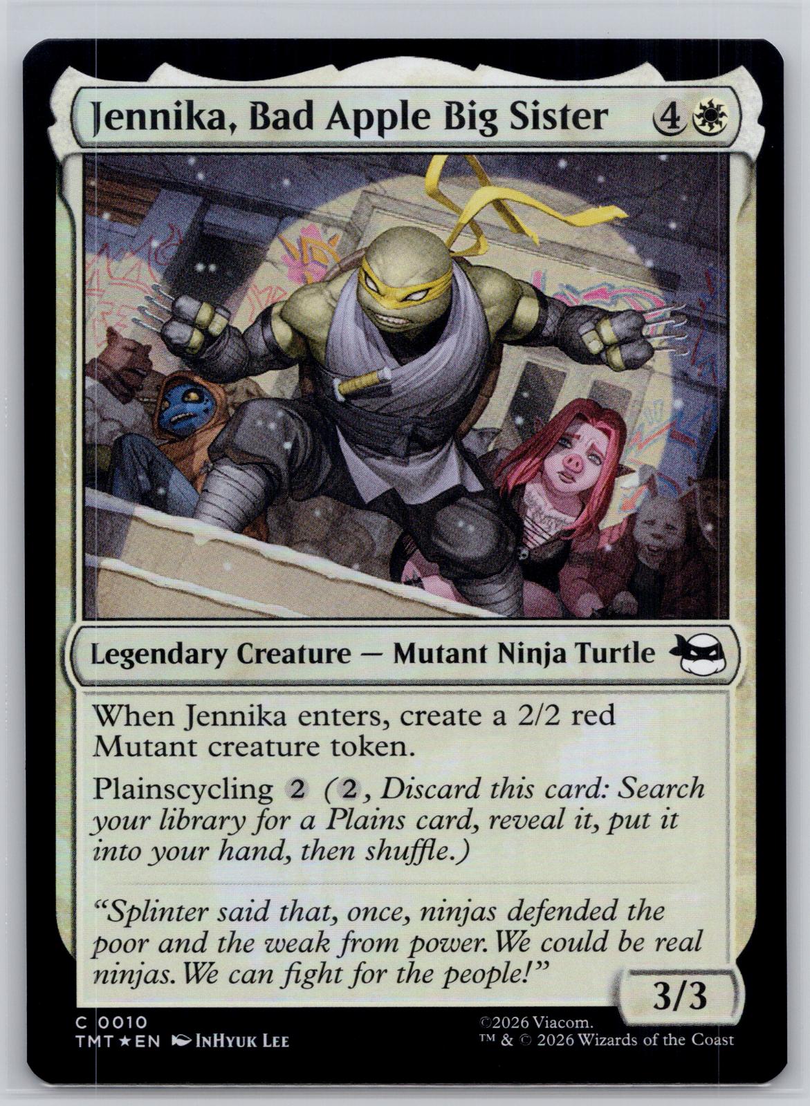 Jennika, Bad Apple Big Sister Teenage Mutant Ninja Turtles M:TG Foil NM