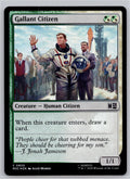 Gallant Citizen Commander: Marvel Super Heroes Magic: The Gathering Foil NM