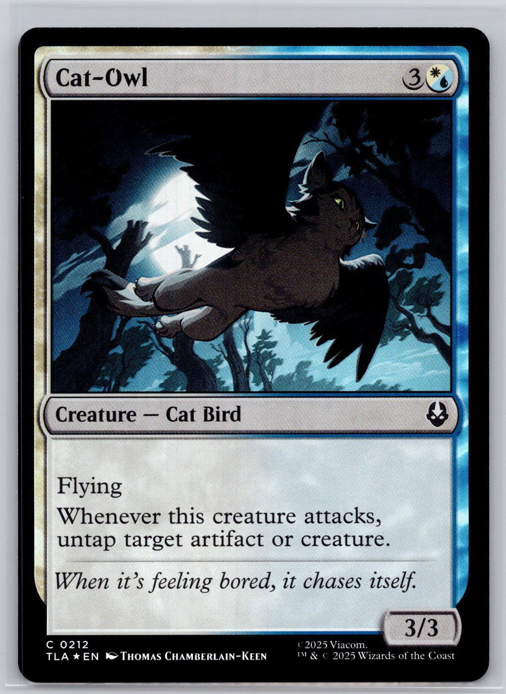 Cat-Owl Avatar: The Last Airbender Magic: The Gathering Foil Near Mint