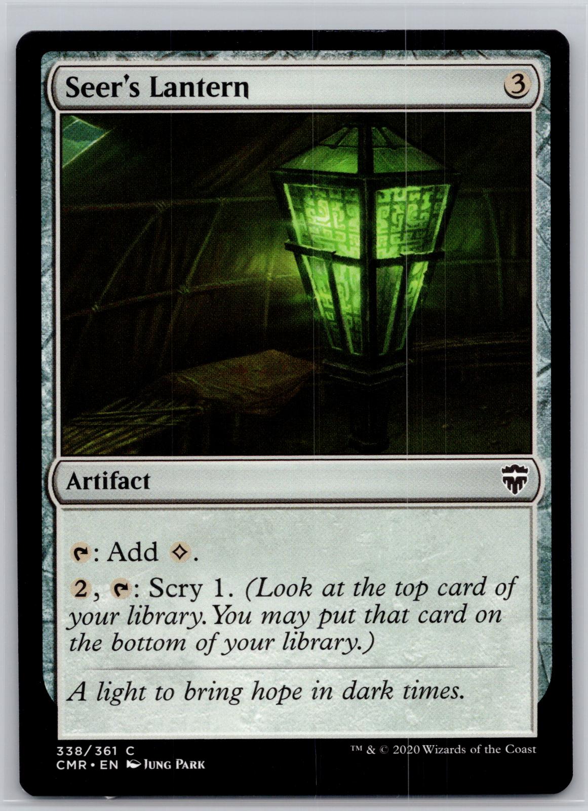 Seer's Lantern Commander Legends Magic: The Gathering Near Mint