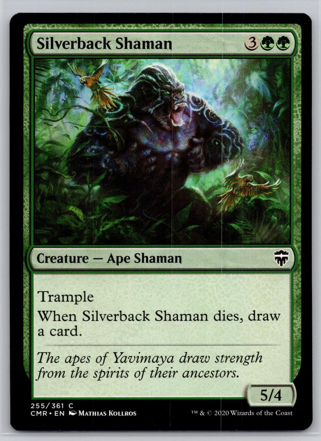 Silverback Shaman Commander Legends Magic: The Gathering Near Mint