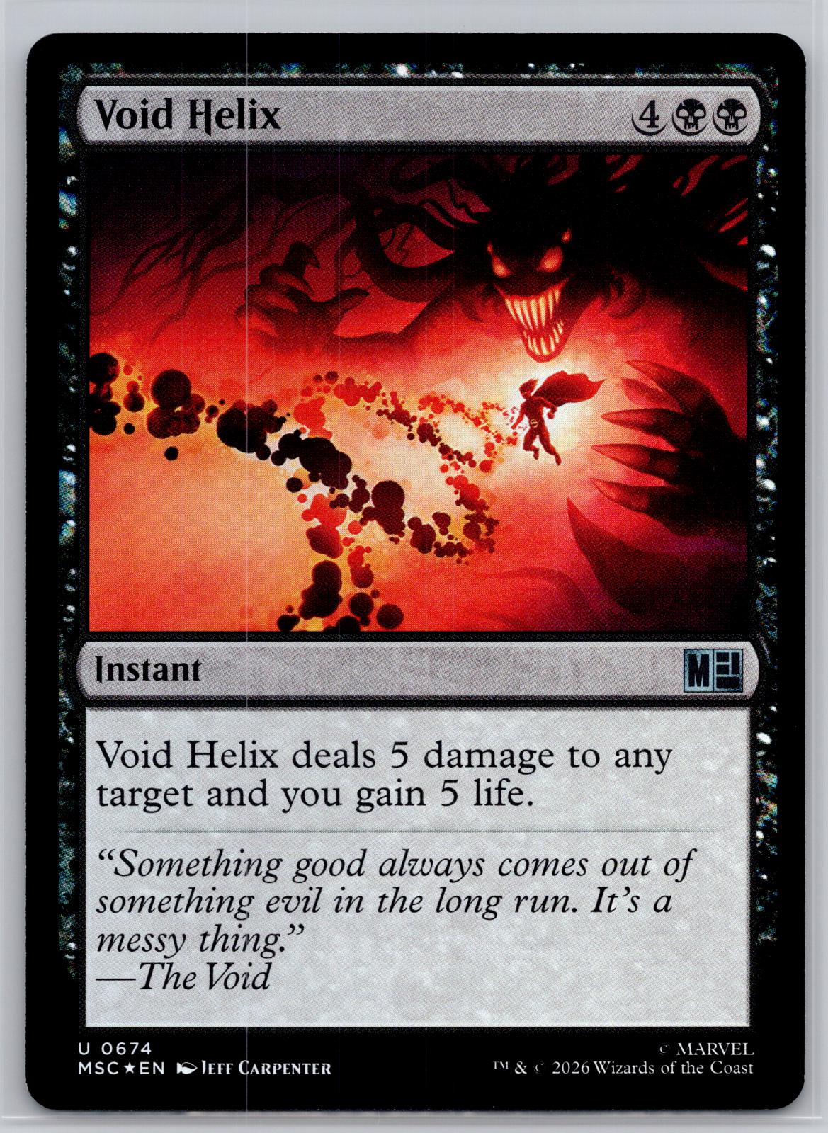 Void Helix Commander: Marvel Super Heroes Magic: The Gathering Foil Near Mint