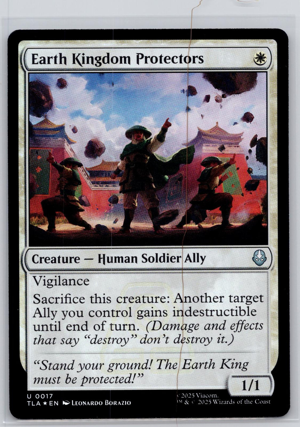 Earth Kingdom Protectors Avatar: The Last Airbender Magic: The Gathering Foil NM