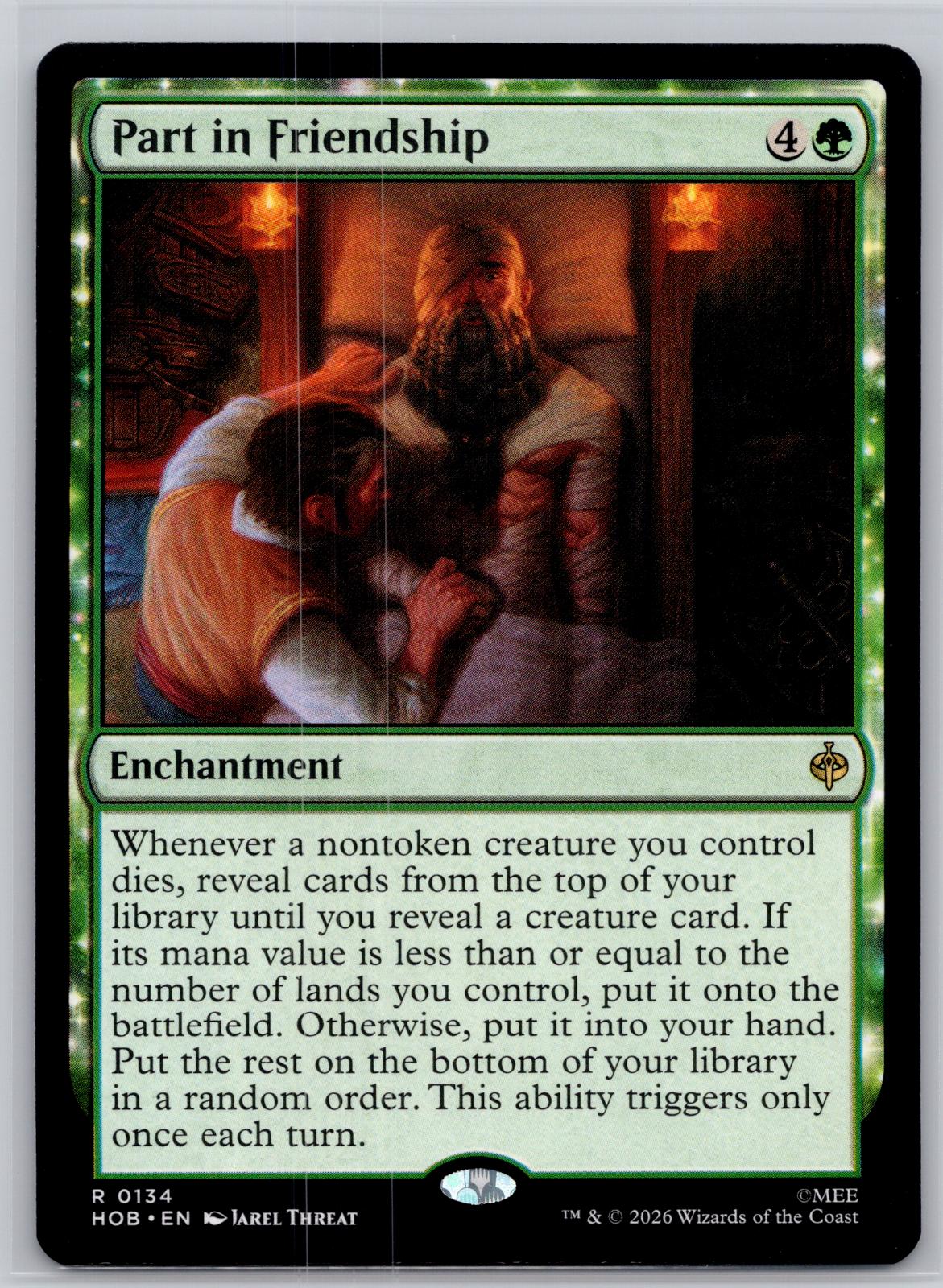 Part in Friendship The Hobbit Magic: The Gathering Near Mint