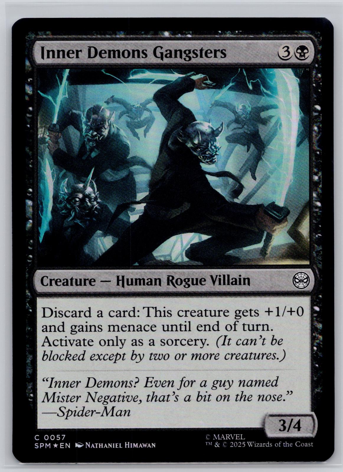 Inner Demons Gangsters Marvel's Spider-Man Magic: The Gathering Foil Near Mint