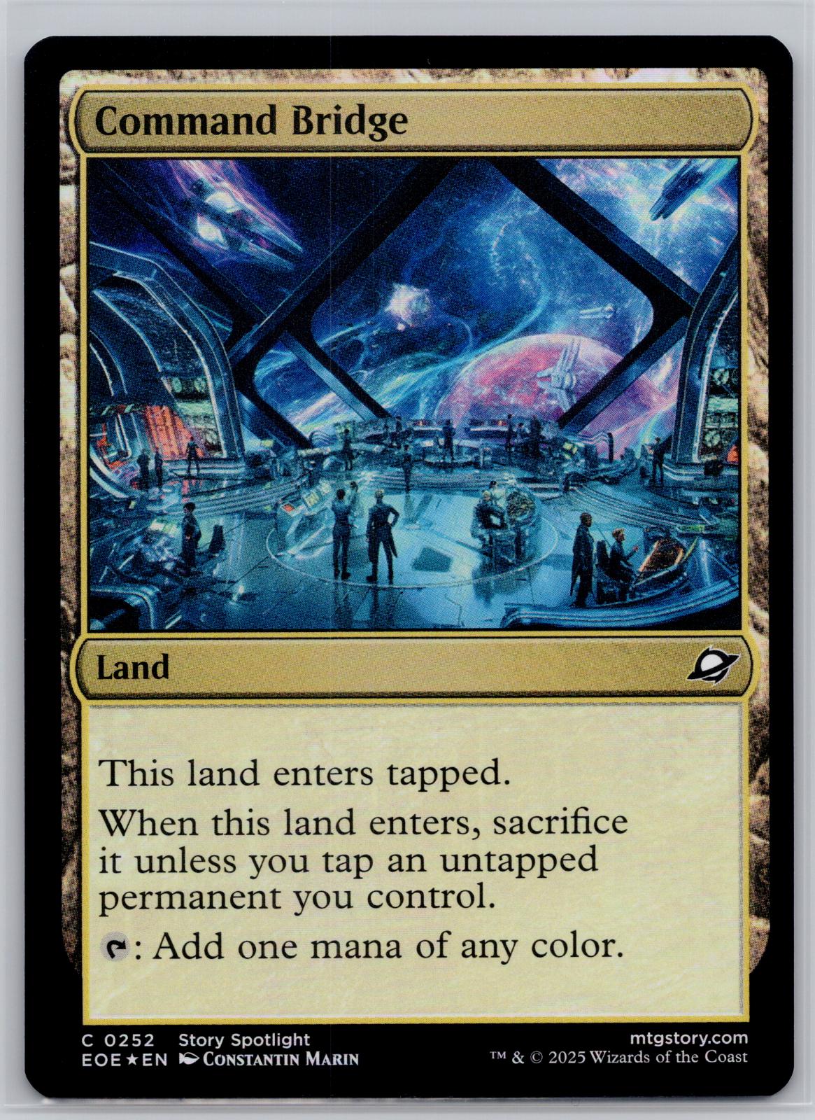 Command Bridge Edge of Eternities Magic: The Gathering Foil Near Mint