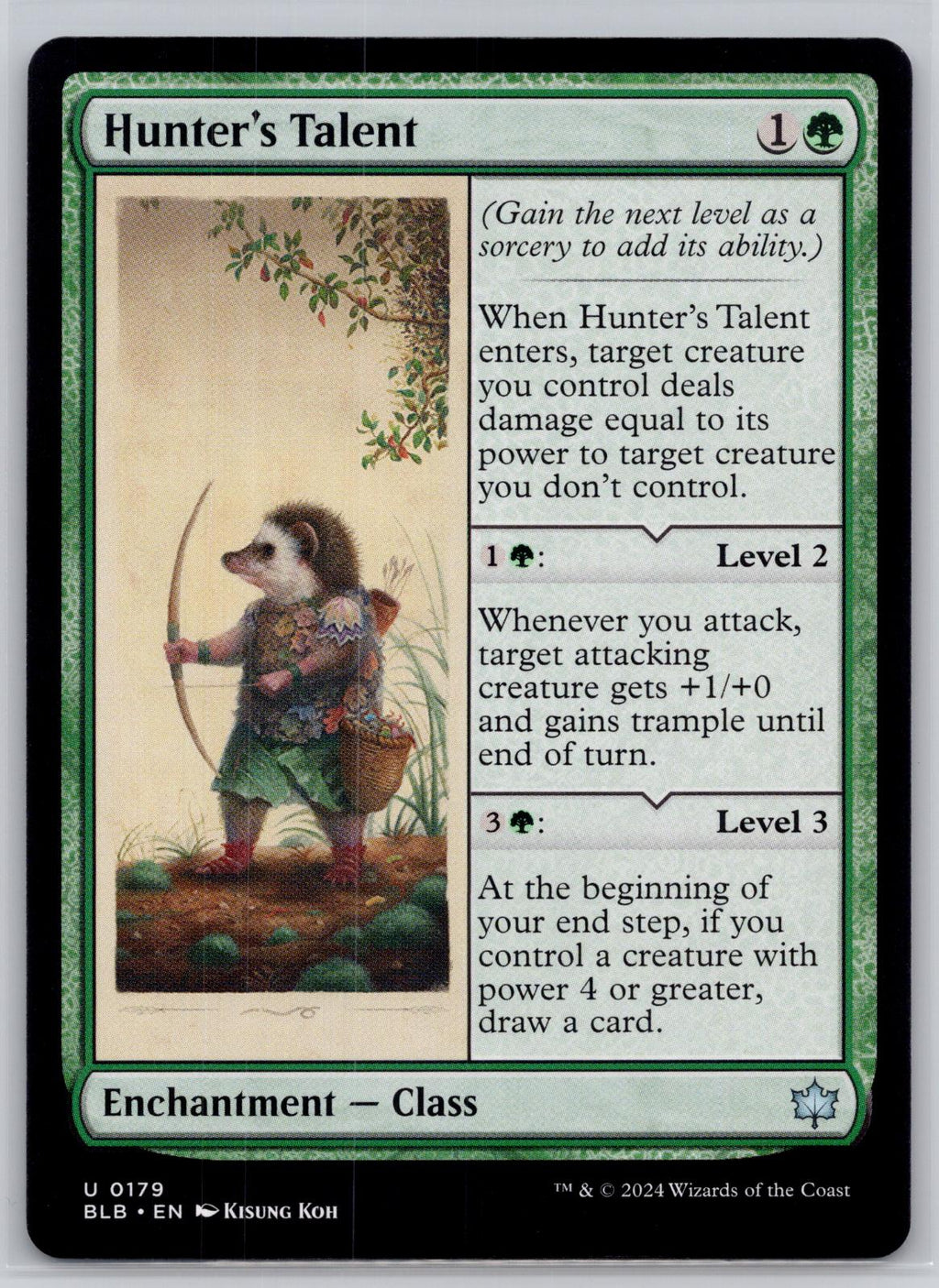 Hunter's Talent Bloomburrow Magic: The Gathering Near Mint