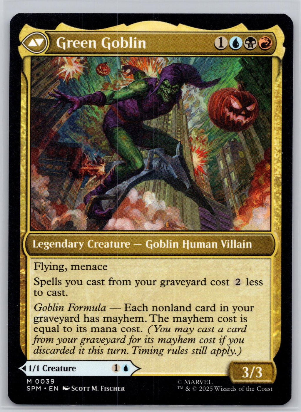 Norman Osborn Marvel's Spider-Man Magic: The Gathering Near Mint